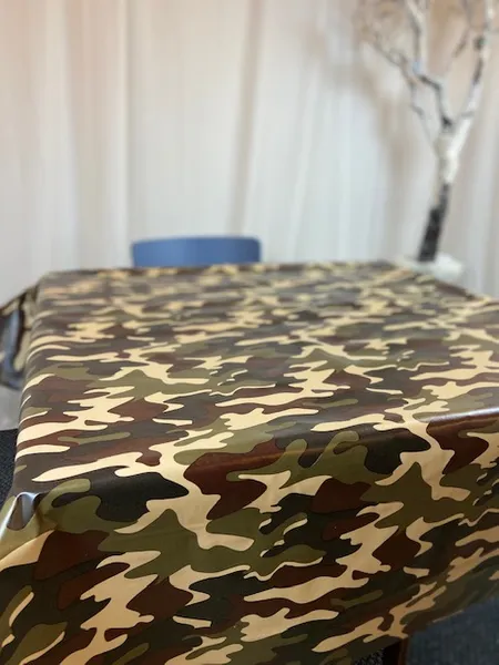 Kamouflage vaxduk metervara