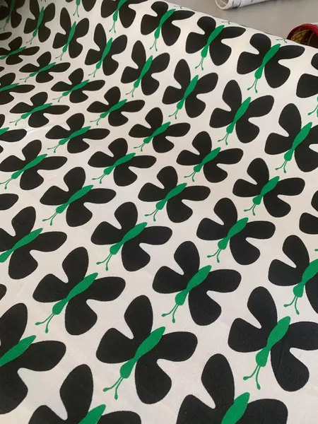 Gröna Fjärilar metervara